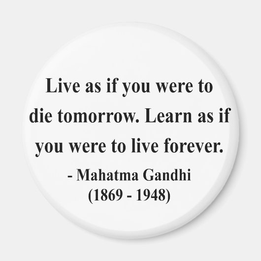 Gandhi Quote 4a Magneet (Voorkant)