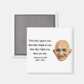 Gandhi Quote 5b Magneet (Voorkant / Achterkant)
