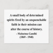 Gandhi Quote 6a Briefkaart (Voorkant)