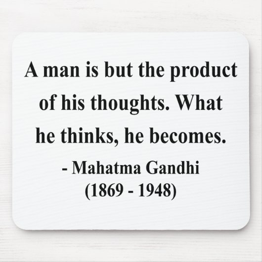 Gandhi Quote 8a Muismat (Voorkant)