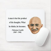 Gandhi Quote 8b Muismat (Met muis)