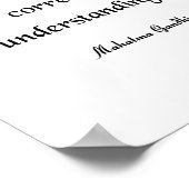 Gandhi Quote, Anger en Intolerance Poster (Hoek)