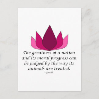 Gandhi Quote Briefkaart