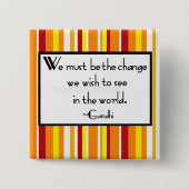 Gandhi Quote Button (Voorkant)