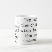 Gandhi Quote Coffee Mok (Center)