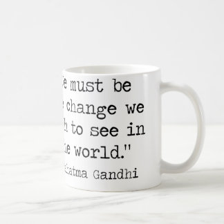 Gandhi Quote Coffee Mok