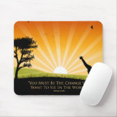 Gandhi Quote - Gepersonaliseerd Muismat (Met muis)