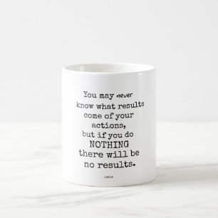 Gandhi Quote Koffiemok
