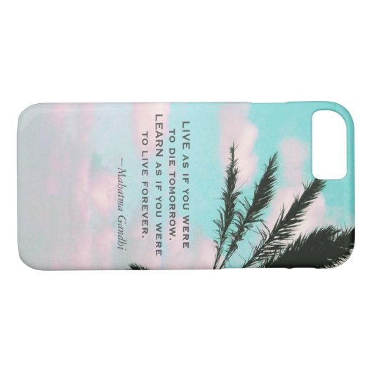 Gandhi Quote leert alsof je Inspirerend bent. Case-Mate iPhone Case (Achterkant (Horizontaal))