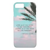 Gandhi Quote leert alsof je Inspirerend bent. Case-Mate iPhone Case (Achterkant)