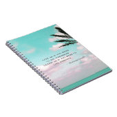 Gandhi Quote Live alsof je...Tropisch thema Notitieboek (Rechterzijde)