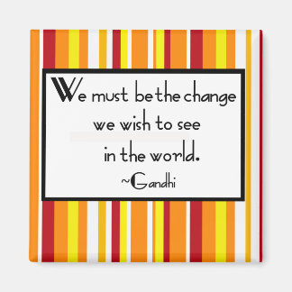 Gandhi Quote Magneet