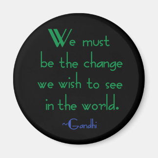 Gandhi Quote Magnet