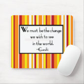 Gandhi Quote Mouse Muismat (Met muis)