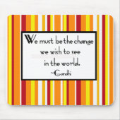 Gandhi Quote Mouse Muismat (Voorkant)