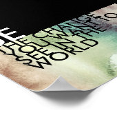 Gandhi quote poster is de stijl van de waterverf w (Hoek)