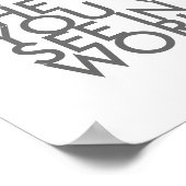 Gandhi quote poster is de verandering grijs en wit (Hoek)