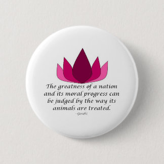 Gandhi Quote Ronde Button 5,7 Cm