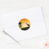 Gandhi Quote Ronde Sticker (Envelop)