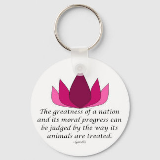 Gandhi Quote Sleutelhanger