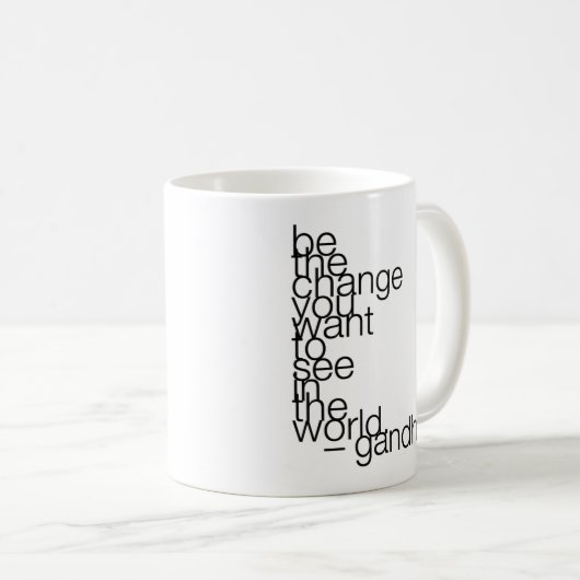 gandhi-quote-stiles* koffiemok (Voorkant rechts)