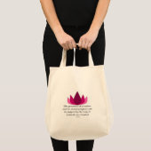 Gandhi Quote Tote Bag (Voorkant (product))