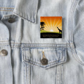 Gandhi Quote Vierkante Button 5,1 Cm (In situ)