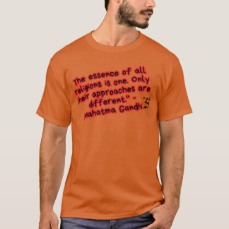 Gandhi Quotes familie T-shirt