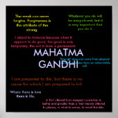 Gandhi Quotes Poster (Voorkant)