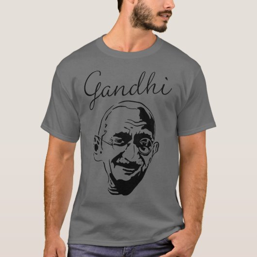 Gandhi T-shirt (Voorkant)