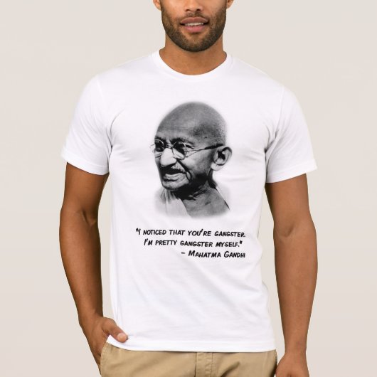Gandhi T-shirt (Voorkant)