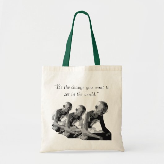 gandhi, tote bag (Voorkant)