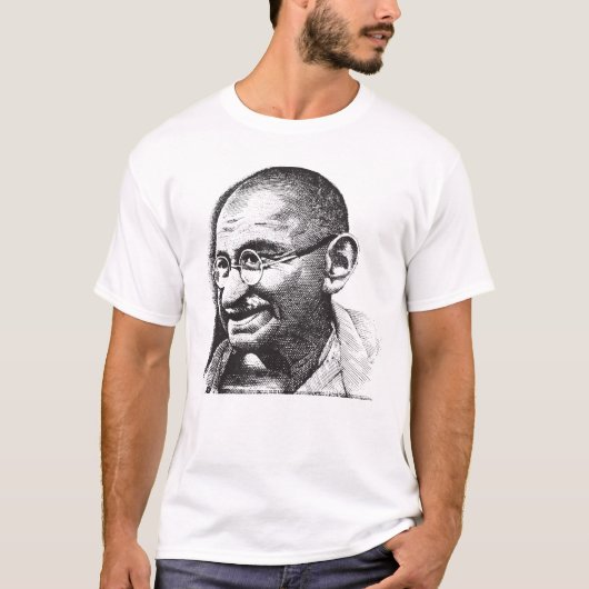 Gandhi, Tyrants and Love T-shirt (Voorkant)