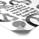 Gandhi-vredescitaat over het ontwerp van het vrede poster (Hoek)