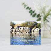 Gandhi Wisdom Gezegde citaat over bestemming Briefkaart (Staand voorkant)