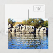 Gandhi Wisdom Gezegde citaat over bestemming Briefkaart (Voorkant / Achterkant)