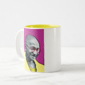 Gandhigiri Tweekleurige Koffiemok (Voorkant links)