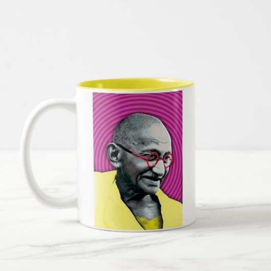 Gandhigiri Tweekleurige Koffiemok (Links)