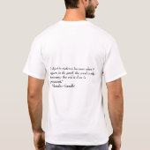 Gandhi's bezwaar t-shirt (Achterkant)