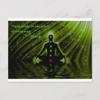 Gandhi's Wisdom Briefkaart