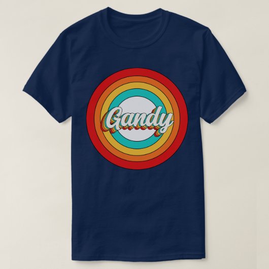 Gandy Naam Shirt Gandy Circle (Design voorkant)