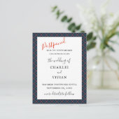 Gandy van Myrton Tartan Geheel Patroon Briefkaart (Staand voorkant)