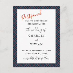 Gandy van Myrton Tartan Geheel Patroon Briefkaart