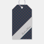 Gandy van Myrton Tartan Geheel Patroon Cadeaulabel (Achterkant)