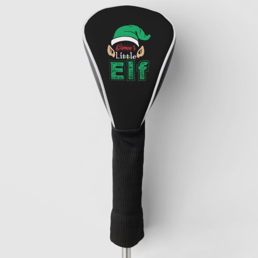Ganees Little Elf Kerstmis Golfheadcover (Voorkant)