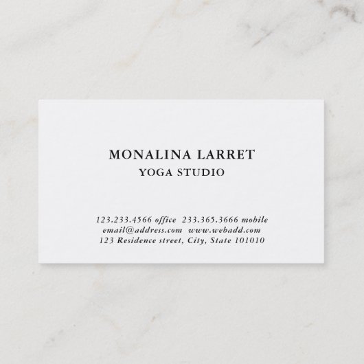 Ganesh | Activiteiten in de omgeving van Ganapati  Visitekaartje (Achterkant)