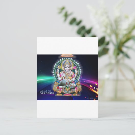 GANESH AURA BLESSINGS BRIEFKAART (Staand voorkant)