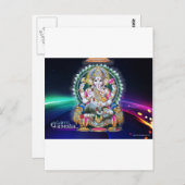 GANESH AURA BLESSINGS BRIEFKAART (Voorkant / Achterkant)