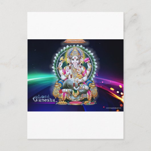 GANESH AURA BLESSINGS BRIEFKAART (Voorkant)