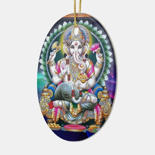 GANESH AURA BLESSINGS KERAMISCH ORNAMENT (Links)
